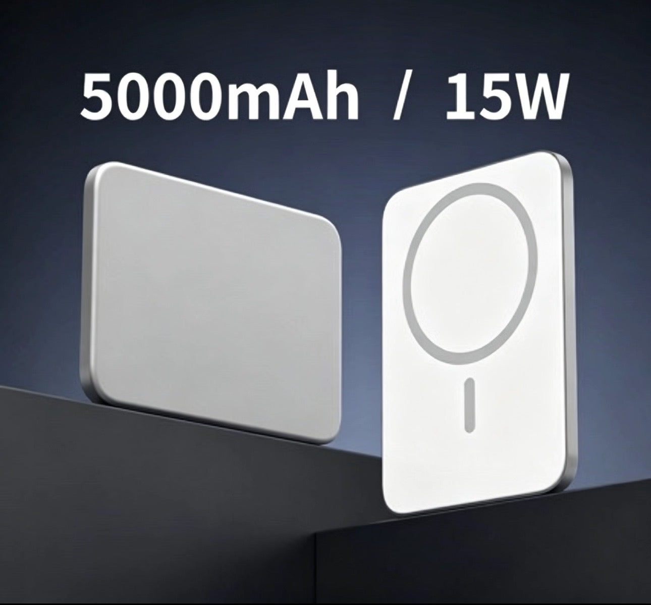 Ultra Slim Magnetic Wireless Power Bank 5000mAh 15W Fast Charging Portable Magsafe Power Bank For iPhone