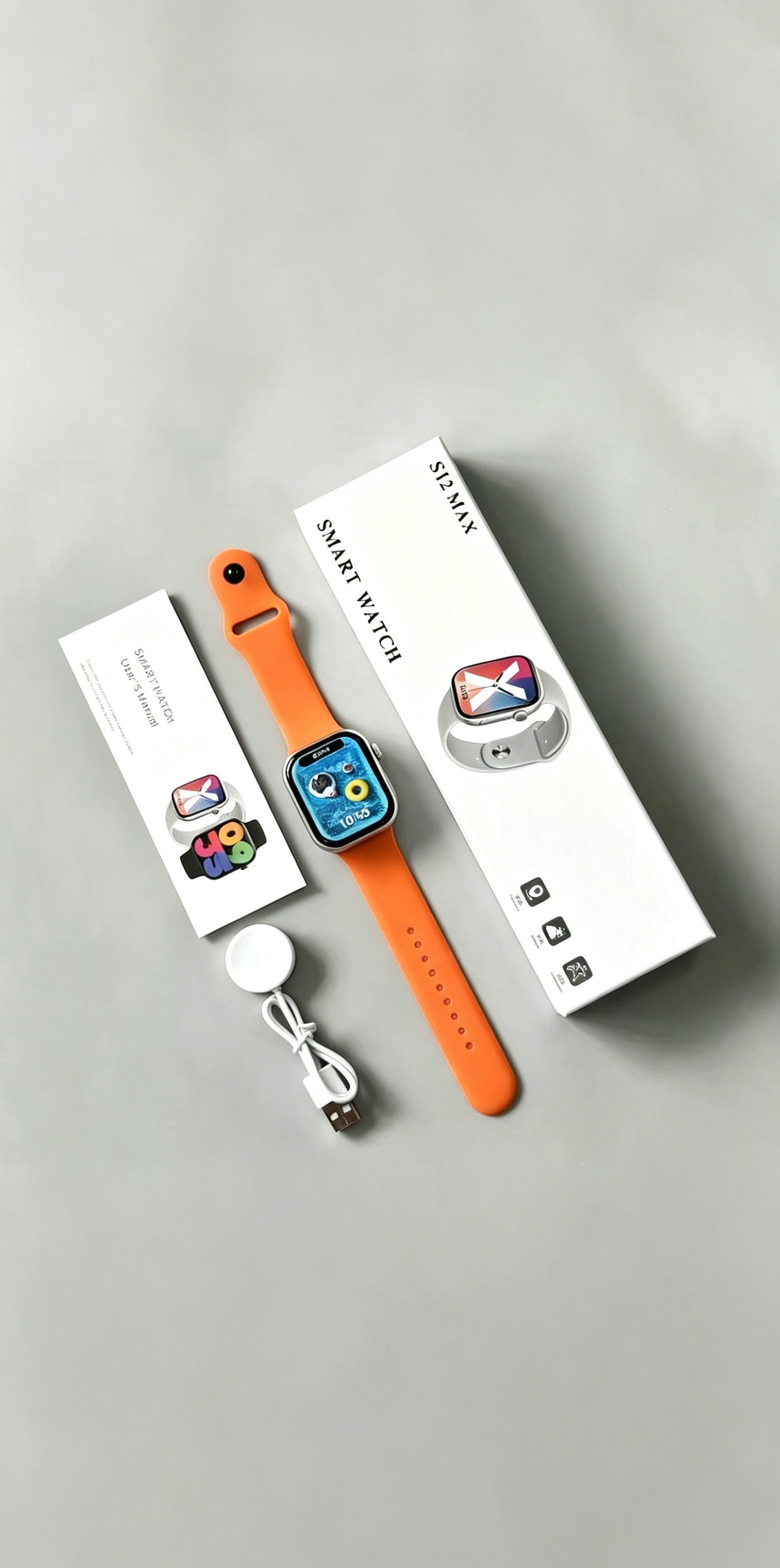 S12 Max Smart Watch Wireless Charging Bluetooth Call Waterproof Fitness Sports Watch For Men Women